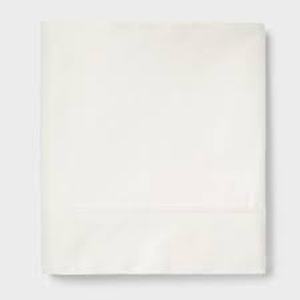 lot 178 image: 400 Thread Count Performance Flat Sheet - Threshold-Sour Cream-Full