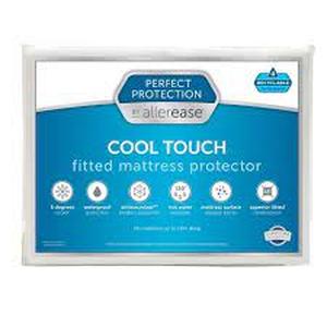 lot 186 image: Perfect Protection Cool Touch Mattress Protector - Allerease-King