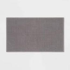 lot 200 image: 21x34 Spa Plush Bath Mat - Threshold-Dark Gray