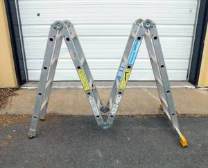 lot 74 image: Krause 16 Foot Multimatic Ladder