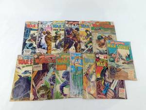 lot 5 image: Lot of 13 Vintage 1950s Star Spangled War Stories Comic Books by DC Superman National Comics