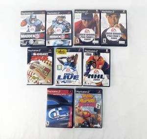 lot 17 image: Lot of 9 PlayStation Sports Games