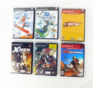 lot 18 image: Lot of 6 PlayStation 2 Games