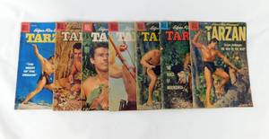 lot 6 image: Lot of 15 Vintage 1950s Edgar Rice Burroughs Tarzan Dell Comic Books