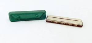 lot 40 image: Vintage M Hohner Echo Harmonica and Case