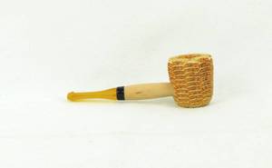 lot 8 image: New Vintage H & B Corn Cob Pipe