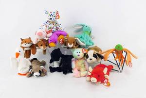 lot 97 image: 15 Beanie Babies Looking For a Good Home - any Rare Ones