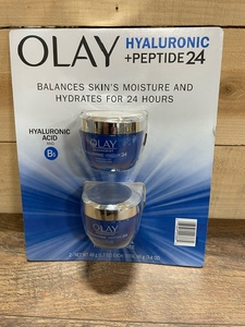 lot 12 image: Olay Regenerist Hyaluronic  Peptide 24 Gel Face Moisturizer, 1.7 Ounce (2 Pack) - BRAND NEW - RETAIL PRICE $28.77
