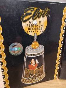 lot 22 image: Two Elvis Collector Steins in the Original Boxes