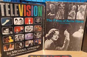 lot 34 image: Three Hardcover Books of Television. Movies, and Hollywood, and a Paperback The Films of Alfred Hitchcock