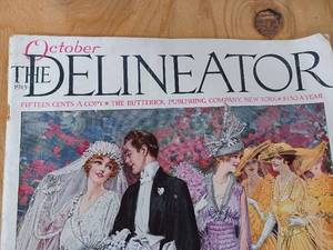 lot 50 image: October 1915 The Delineator Magazine of Stories and ads