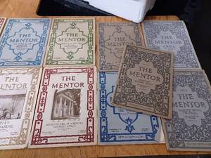 lot 52 image: Thirteen Vintage The Mentor Magazines from 1915 in Various Conditions