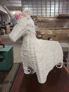 Unicorn Paper Rope and Wire fram basket