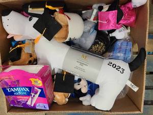 Various items for graduation and other events