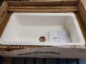 New in box Elmbrook Undercounter Apron Sink