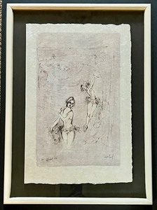 lot 161 image: EDNA HIBEL Floating Framed, Signed & Numbered Artwork Etching #1695ed 186