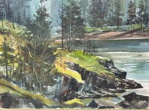 lot 99 image: HOWARD SIVERTSON Original Signed Art - 1981 - Summer Scene
