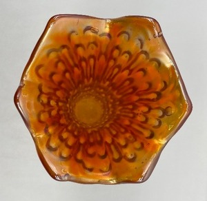 lot 186 image: FENTON - April Showers Iridescent Carnival Vase