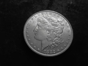 lot 10 image: 1882 Morgan Silver Dollar