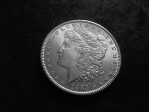 lot 17 image: 1885 Morgan Silver Dollar