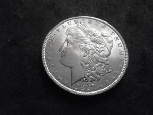 lot 20 image: 1887 Morgan Silver Dollar