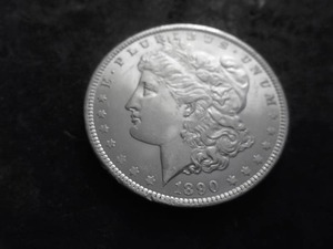 lot 24 image: 1890 Morgan Silver Dollar