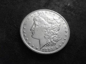 lot 28 image: 1893 Morgan Silver Dollar