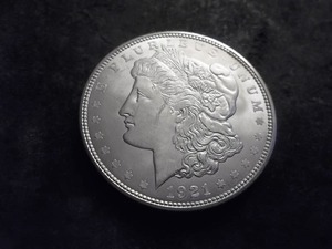 lot 37 image: 1921 D Morgan Silver Dollar
