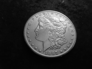 lot 31A image: 1897 S Morgan Silver Dollar