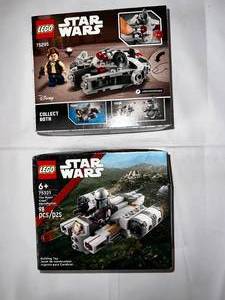 lot 3 image: Millennium Falcon Microfighter and Razor Crest