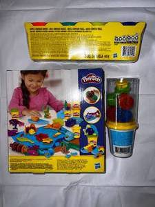 lot 13 image: 4 Pack of PlayDoh, Sea Creature set and Syringe with multi Shapes