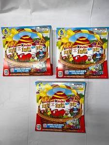 lot 27 image: 3x 6 Packs of KinderJoy Eggs EasterSpringtime Theme. Best By 92023