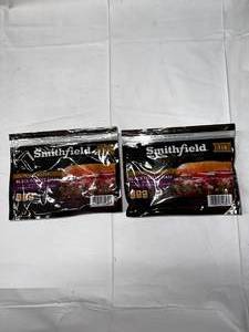lot 38 image: A 2 x 1lb Packages of Smithfield Black Forest Ham Deli Meat