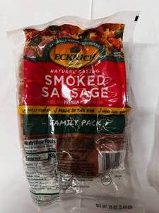 lot 41 image: A 2.44 lb Eckrich Smoked Sausage Family Pack