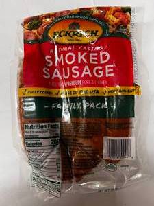 lot 43 image: A 2.44 lb Eckrich Smoked Sausage Family Pack