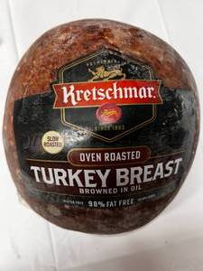 lot 50 image: Kertshmar Oven Roasted Turkey Breast Fully Cooked Average Weight 8.8 lbs