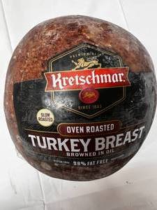 lot 51 image: Kertshmar Oven Roasted Turkey Breast Fully Cooked Average Weight 8.8 lbs