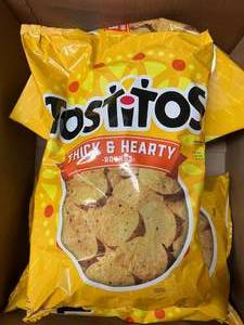 lot 68 image: 1 case of 3 x 2lb Bags Tostito Thick & Hearty Tortilla Rounds