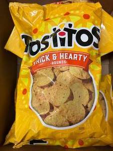 lot 69 image: 1 case of 3 x 2lb Bags Tostito Thick & Hearty Tortilla Rounds