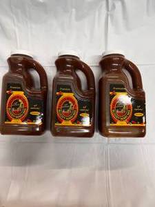 lot 82 image: 3 x 12 Gallon jugs Calvin & Cleos Bloody Mary Mix