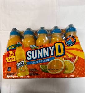 lot 91 image: Sunny D 15 Pack of 11.3 oz Bottles