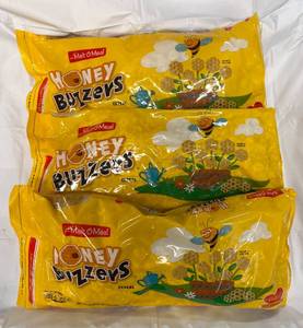 lot 113 image: 3x 2 lb Bags of Honey Buzzers