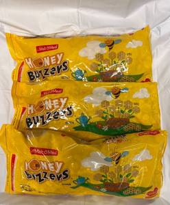 lot 114 image: 3x 2 lb Bags of Honey Buzzers