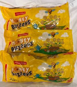 lot 115 image: 3x 2 lb Bags of Honey Buzzers