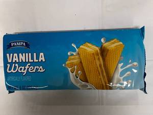 lot 120 image: 1 x 12 packages of Pampa Vanilla Wafers
