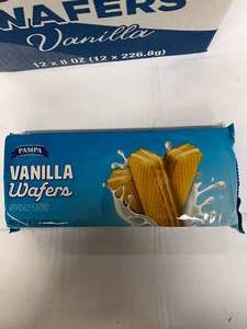 lot 122 image: 1 x 12 packages of Pampa Vanilla Wafers