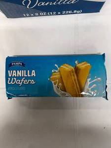 lot 123 image: 1 x 12 packages of Pampa Vanilla Wafers