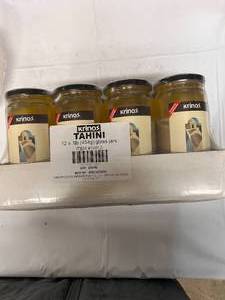lot 163 image: 12x 1 lb Jars of Tahini ($7.99 a Jar Retail)