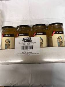 lot 162 image: 12x 1 lb Jars of Tahini ($7.99 a Jar Retail)