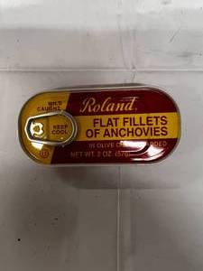 lot 165 image: 2x 25x 2oz Flats Anchoy Fillets in Olive Oil. Fabulous Flavor Enhancer  to any dish